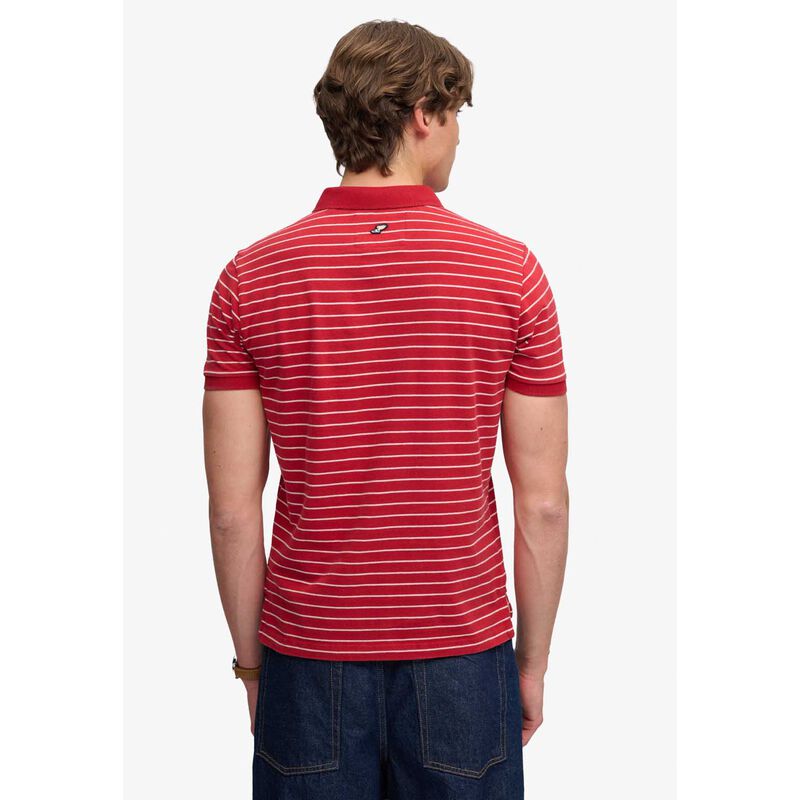 Superdry Vintage Stripe Jersey Polo image number 1